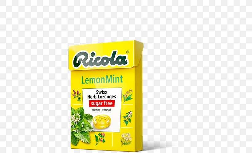Mint Lemon Balm Ricola Herb Lemon Beebalm, PNG, 500x500px, Mint, Candy, Flavor, Food, Herb Download Free