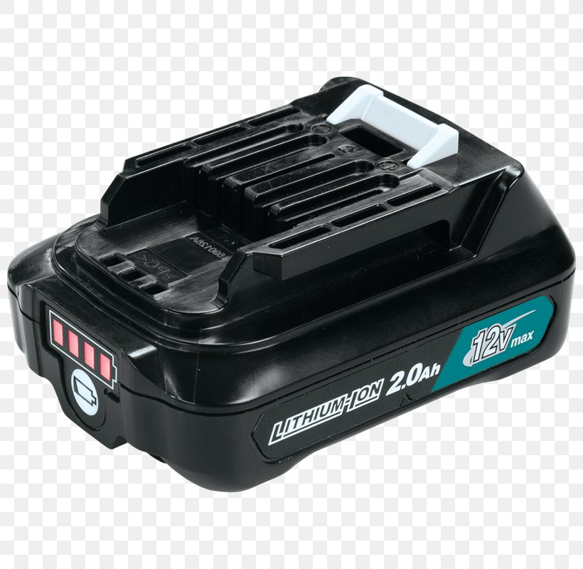 Battery Charger Lithium-ion Battery Makita Electric Battery Ampere Hour, PNG, 800x800px, Battery Charger, Ampere, Ampere Hour, Battery Pack, Cordless Download Free