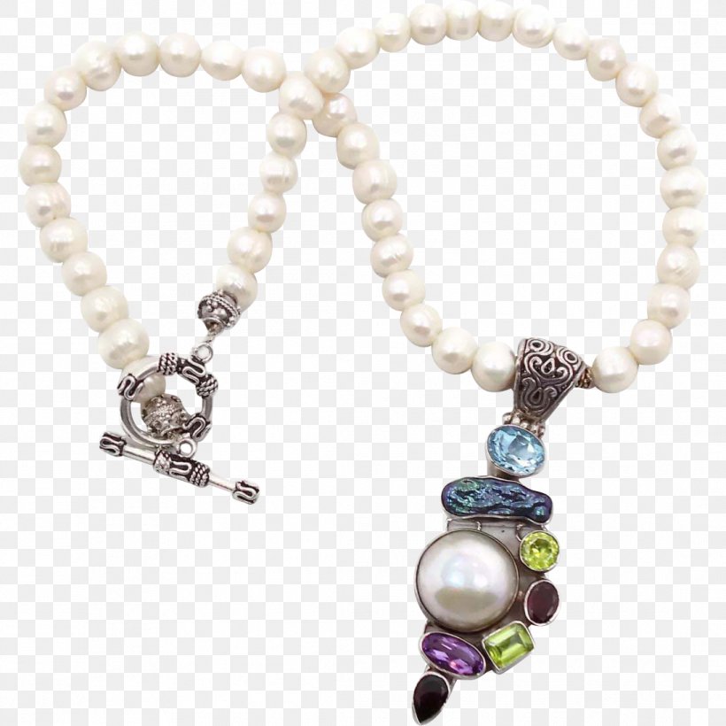 Pearl Necklace Pearl Necklace Jewellery Cultured Freshwater Pearls, PNG, 1095x1095px, Pearl, Amethyst, Bead, Body Jewelry, Charms Pendants Download Free