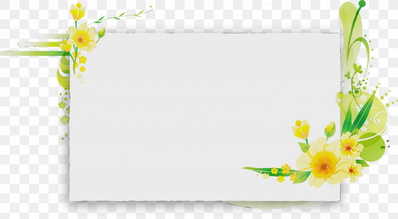 Background Flowers Frame, PNG, 3000x1658px, Floral Design, Cut Flowers, Flower, Leaf, Paper Download Free