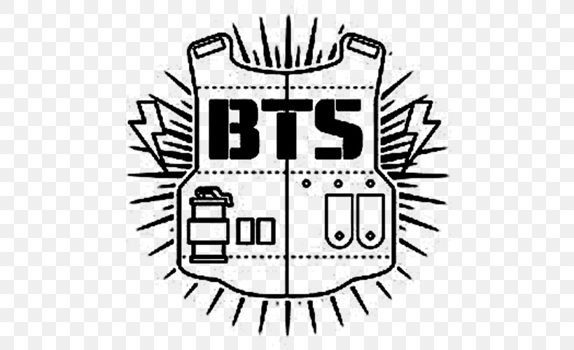 BTS Drawing Logo K-pop, PNG, 500x500px, Watercolor, Cartoon, Flower, Frame, Heart Download Free