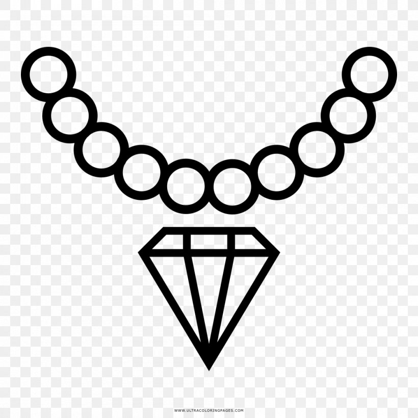 Earring Coloring Book Necklace Jewellery Diamond, PNG, 1000x1000px, Earring, Black And White, Body Jewelry, Charms Pendants, Child Download Free