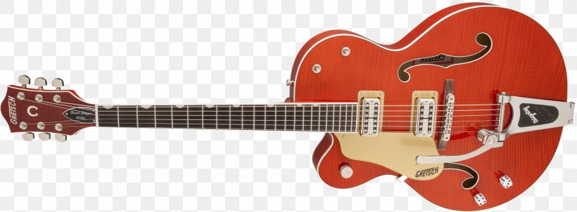 Electric Guitar Acoustic Guitar Fender Telecaster Gretsch, PNG, 2400x885px, Electric Guitar, Acoustic Electric Guitar, Acoustic Guitar, Acousticelectric Guitar, Bigsby Vibrato Tailpiece Download Free