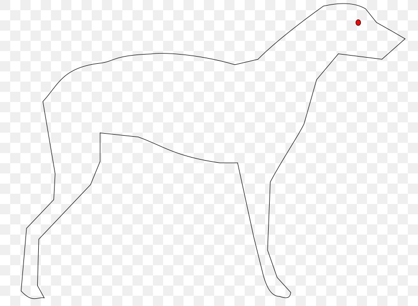 Whippet Italian Greyhound Animal Canidae, PNG, 780x600px, Whippet, Animal, Artwork, Beak, Black And White Download Free