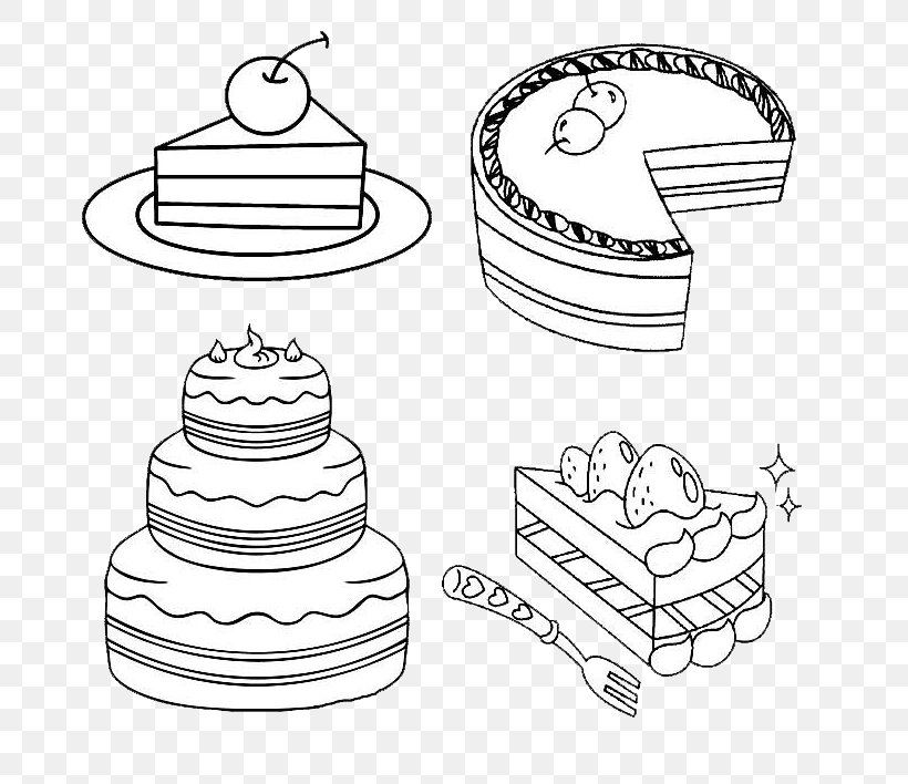 Birthday Cake Milk Ice Cream Cake Chocolate Cake Cheesecake, PNG, 708x708px, Birthday Cake, Artwork, Auto Part, Birthday, Black And White Download Free