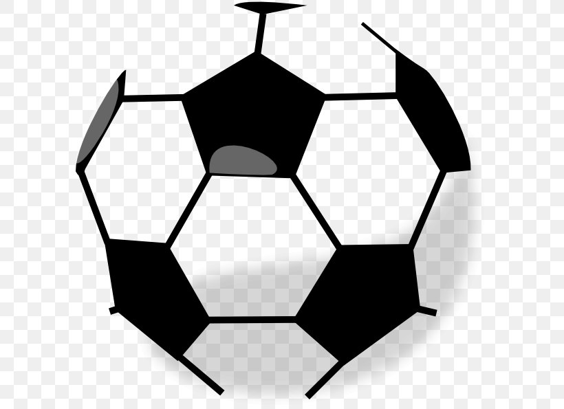 Clip Art Football Vector Graphics, PNG, 600x595px, Ball, Area, Black, Black And White, Football Download Free