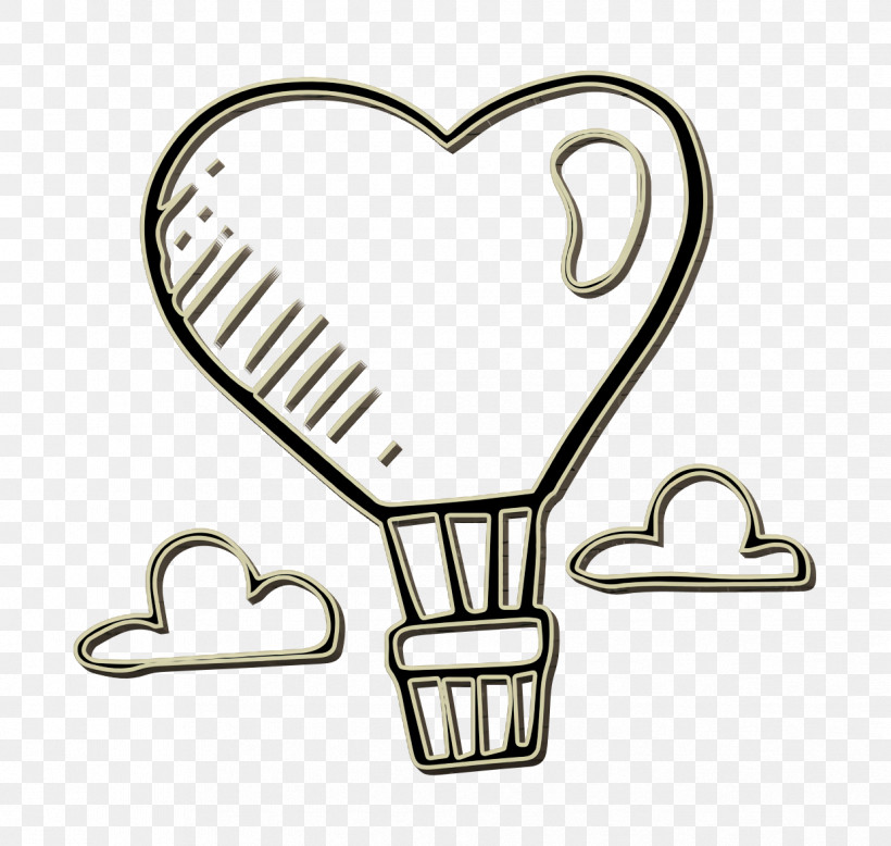 Heart Icon Transport Icon Hand Drawn Love Elements Icon, PNG, 1238x1176px, Heart Icon, Balloon, Birthday, Hand Drawn Love Elements Icon, Hot Air Balloon Download Free