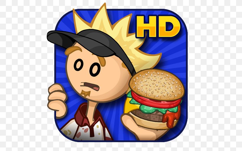 Papa's Burgeria To Go! Flipping Adventure Android, PNG, 512x512px, Flipping Adventure, Android, App Store, Aptoide, Cuisine Download Free