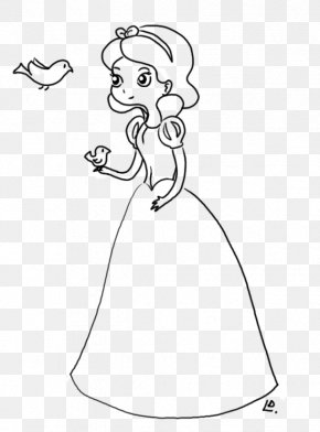 Snow White - Drawing Snow White Coloring Book Sketch Line Art PNG