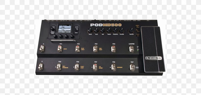 Line 6 POD HD500X Line 6 POD HD500X Effects Processors & Pedals Guitar, PNG, 1200x567px, Watercolor, Cartoon, Flower, Frame, Heart Download Free
