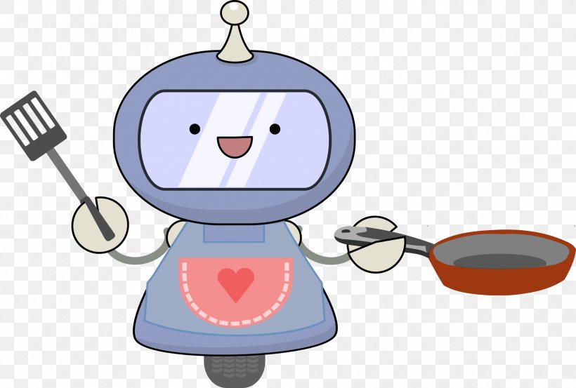 Robot Cooking Clip Art, PNG, 2400x1620px, Robot, Apron, Blog, Breakfast, Cartoon Download Free