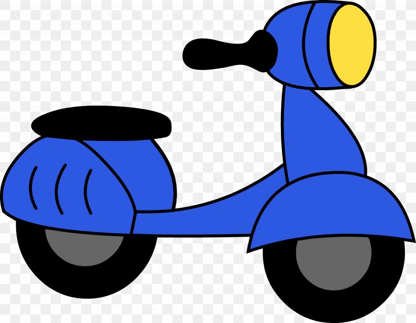Scooter Motorcycle Moped Clip Art, PNG, 5821x4529px, Scooter, Artwork, Electric Motorcycles And Scooters, Free Content, Kick Scooter Download Free