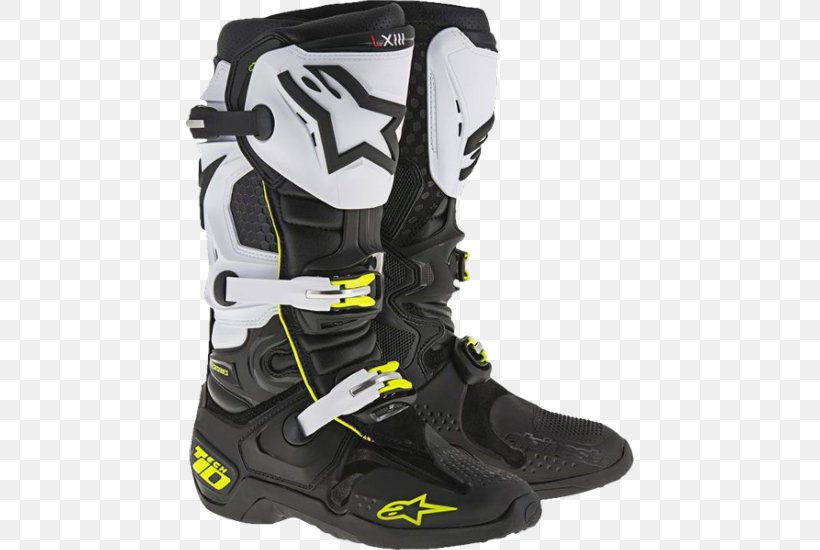 Alpinestars Tech 10 Motocross Boots Motorcycle Alpinestars Tech 10 Motocross Boots Alpinestars Tech 10 Motocross Boots, PNG, 550x550px, Alpinestars, Black, Boot, Clothing, Clothing Accessories Download Free