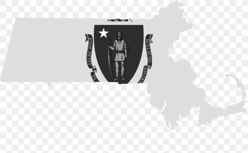 Flag Of Massachusetts Mapa Polityczna, PNG, 900x558px, Massachusetts, Black, Black And White, Brand, Diagram Download Free