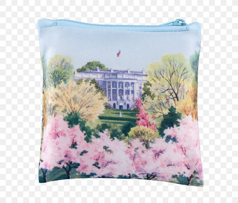 White House Tidal Basin Cherry Blossom, PNG, 700x700px, White House, Blossom, Cherry, Cherry Blossom, Cushion Download Free