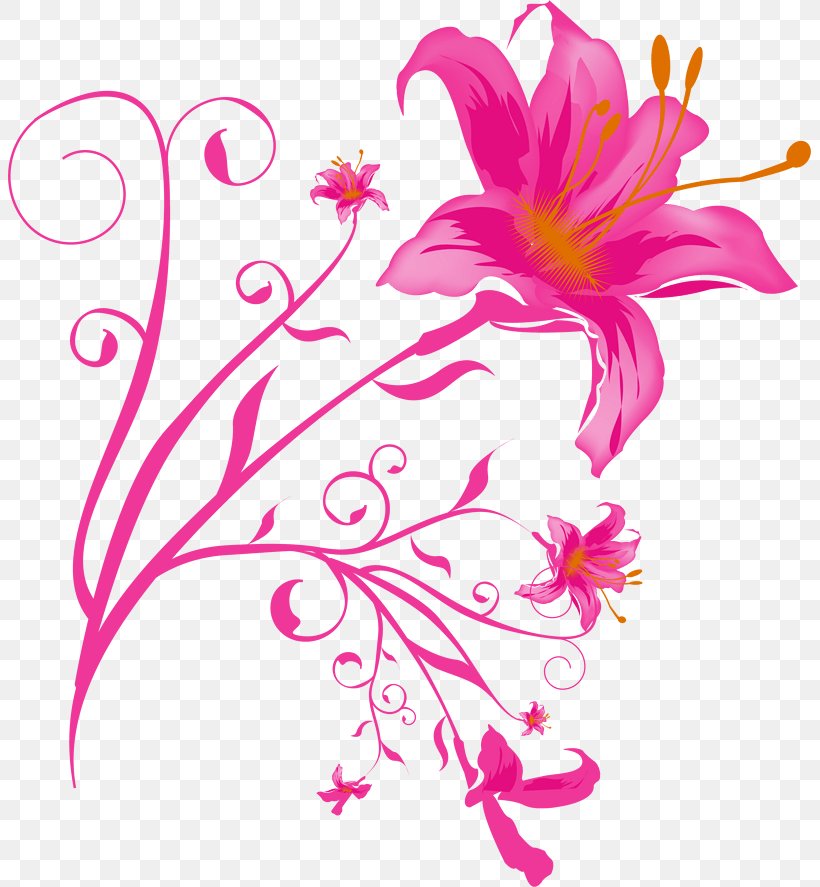 Floral Design Cut Flowers Pink, PNG, 803x887px, Floral Design, Art, Artwork, Branch, Color Download Free