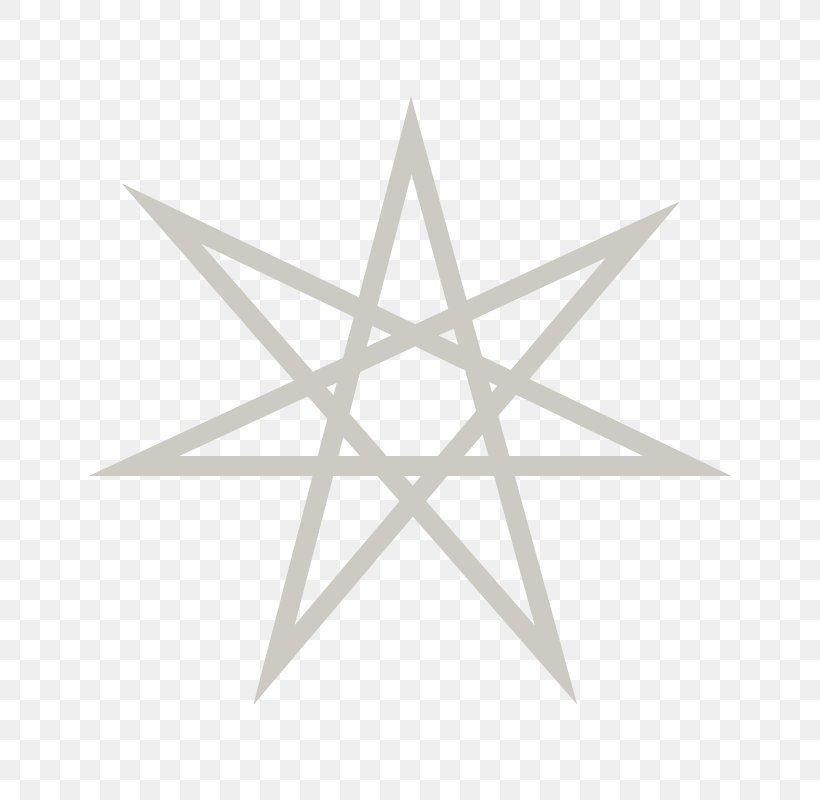 Heptagram Star Polygons In Art And Culture Symbol Heptagon, PNG, 800x800px, Heptagram, Black And White, Fairy, Fivepointed Star, Fixed Stars Download Free