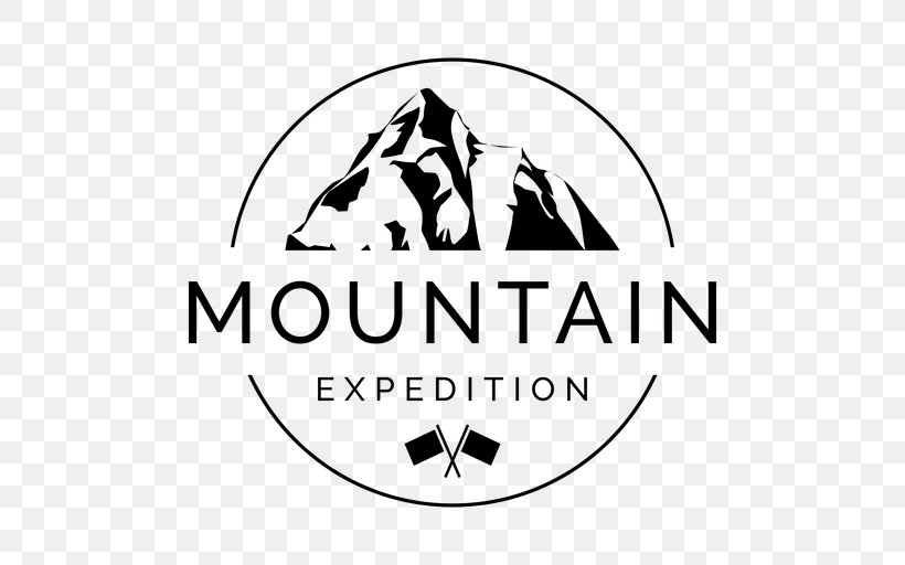 Logo Mountain, PNG, 512x512px, Vexel, Area, Black, Black And White, Brand Download Free