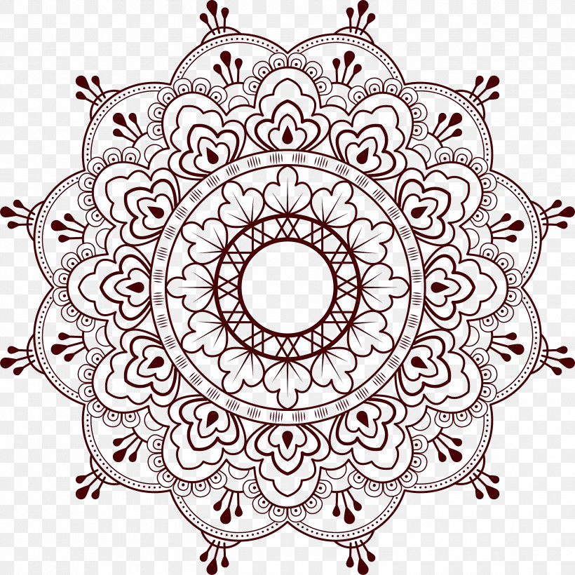 Mandala Flower Mandala Art, PNG, 3000x3000px, Mandala Flower, Coloring Book, Drawing, Line Art, Mandala Download Free