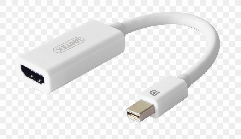 Mini DisplayPort HDMI 4K Resolution Digital Visual Interface, PNG, 3476x2011px, 4k Resolution, Mini Displayport, Adapter, Cable, Computer Download Free