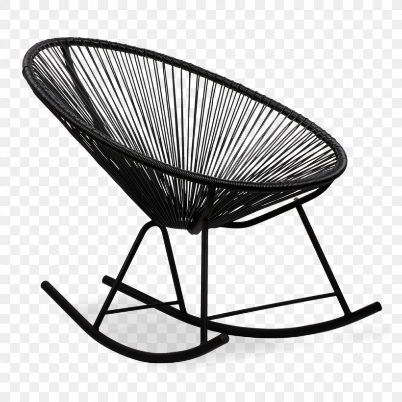 Rocking Chairs Chaise Longue Furniture Table, PNG, 1024x1024px, Chair, Bench, Black And White, Chaise Longue, Couch Download Free