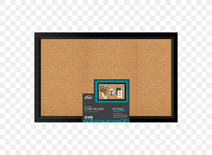 Bulletin Board Picture Frames Cork Foam Core Wall, PNG, 600x600px, Bulletin Board, Cork, Display Board, Do It Yourself, Foam Core Download Free
