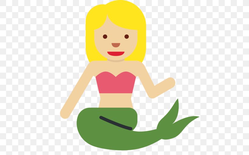 Mermaid Emoji Legendary Creature Siren Clip Art, PNG, 512x512px, Watercolor, Cartoon, Flower, Frame, Heart Download Free