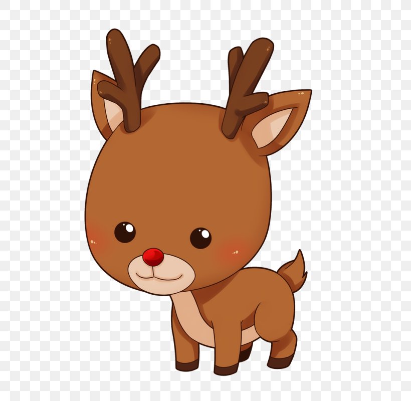 How to draw rudolph cute drawing Stepbystep tutorial