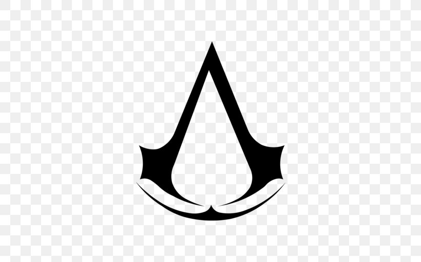 Assassin's Creed II Assassin's Creed: Revelations Assassin's Creed: Origins Assassin's Creed IV: Black Flag, PNG, 512x512px, Assassins, Black And White, Brand, Crescent, Logo Download Free