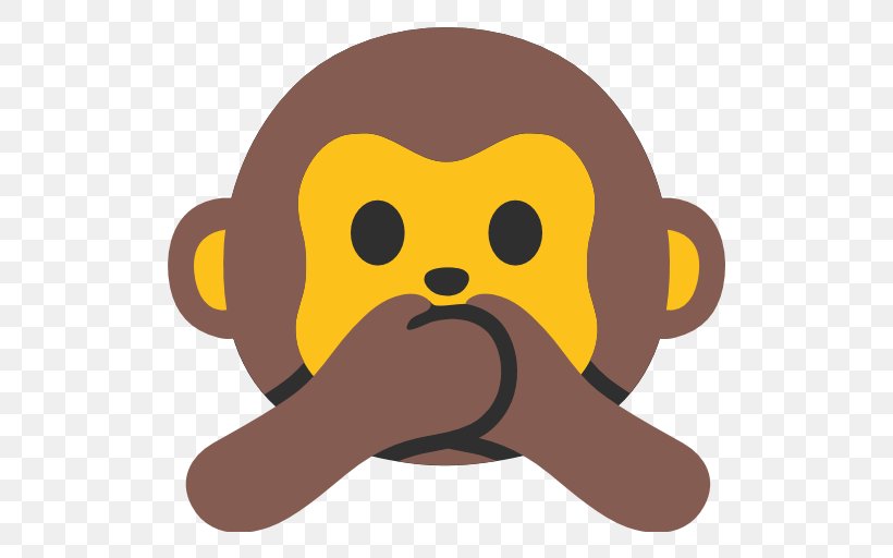 Emojipedia Three Wise Monkeys, PNG, 512x512px, Emoji, Apple Color Emoji, Beak, Carnivoran, Cartoon Download Free