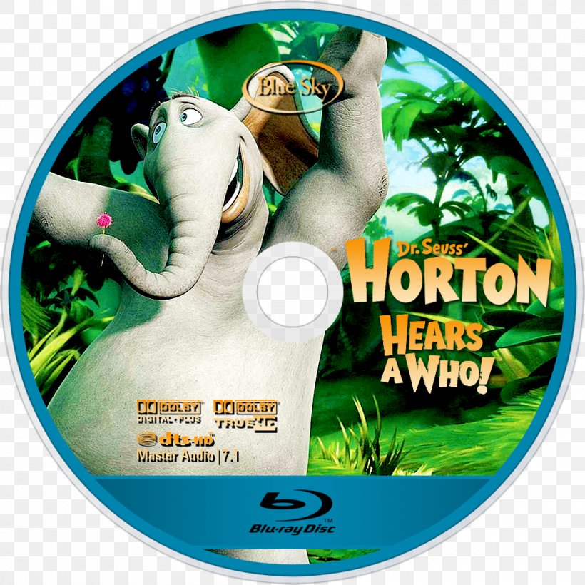 Horton Hears A Who! Blu-ray Disc Hortonworks DVD, PNG, 1000x1000px, Horton Hears A Who, Animated, Animation, Bluray Disc, Dr Seuss Download Free