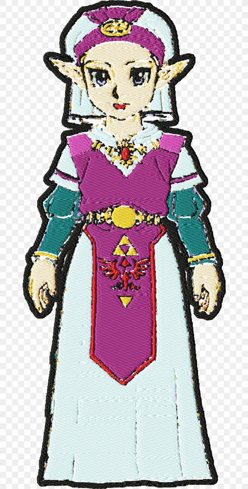 Princess Zelda Art YouTube Costume, PNG, 1488x2935px, Watercolor, Cartoon, Flower, Frame, Heart Download Free