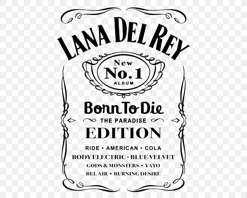 T-shirt Whiskey Jack Daniel's Born To Die, PNG, 500x659px, Tshirt, Area, Black And White, Born To Die, Brand Download Free