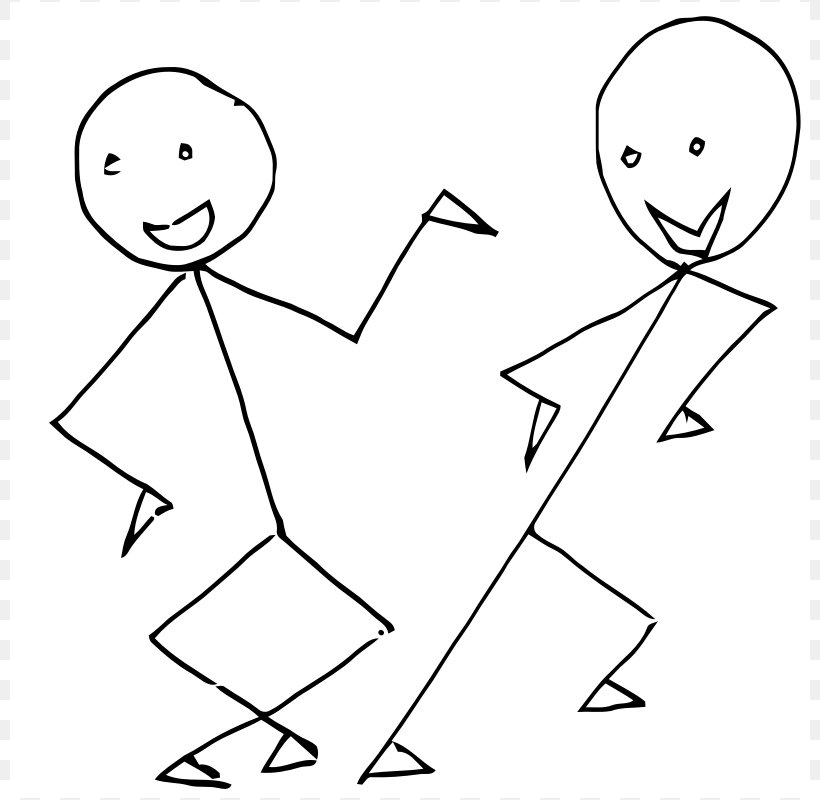 Stick Figure Dance Clip Art, PNG, 800x800px, Watercolor, Cartoon, Flower, Frame, Heart Download Free