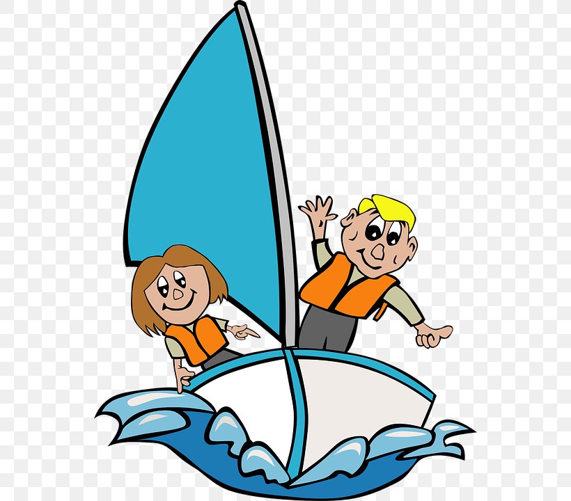 Sailing Sailboat Clip Art, PNG, 550x720px, Sail, Area, Artwork, Boat, Cartoon Download Free