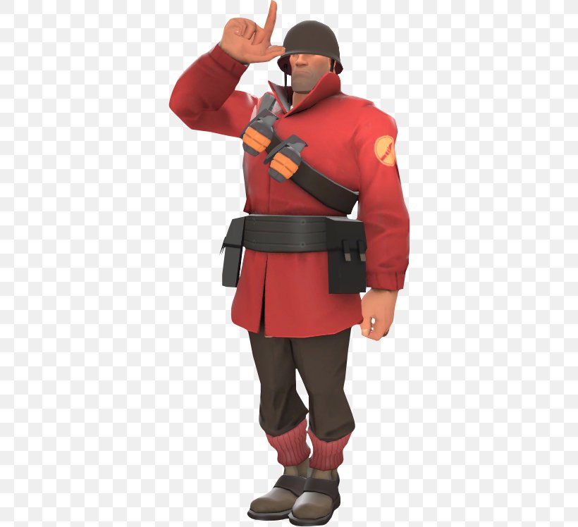 Team Fortress 2 Soldier Video Game Rocket Jumping Wiki, PNG, 342x748px, Team Fortress 2, Borderlands 2, Costume, Fictional Character, Figurine Download Free