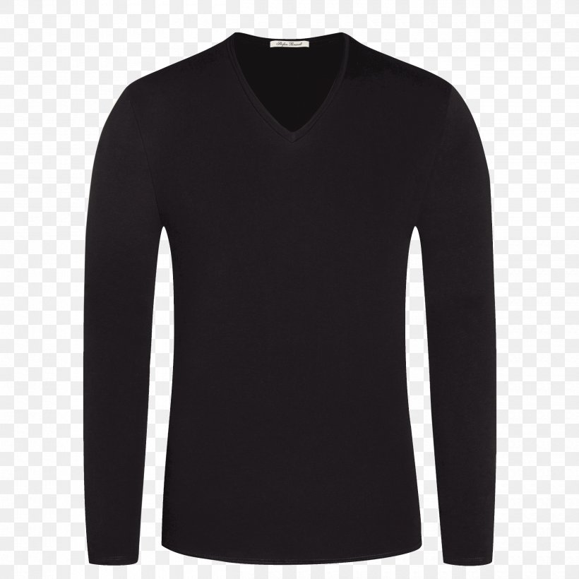 Long-sleeved T-shirt Long-sleeved T-shirt Gildan Activewear, PNG, 2500x2500px, Tshirt, Black, Clothing, Cotton, Fruit Of The Loom Download Free