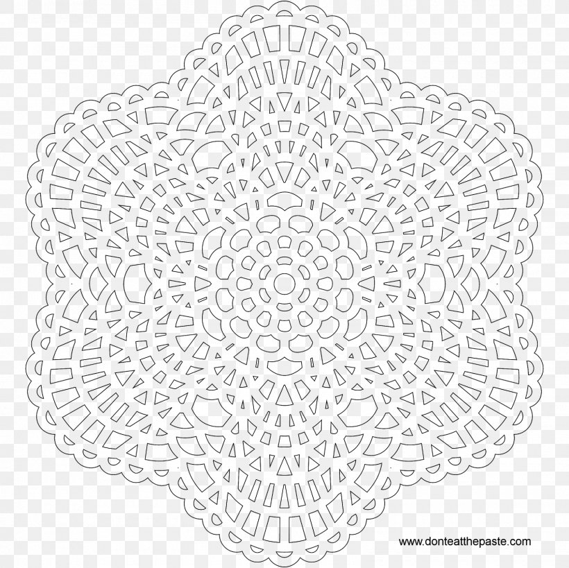 Mandala Coloring Book Child Drawing Doily, PNG, 1600x1600px, Mandala, Area, Black And White, Book, Child Download Free