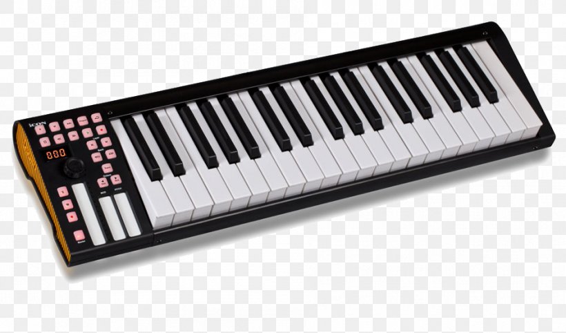 MIDI Controller MIDI Keyboard Digital Audio Workstation, PNG, 944x555px, Watercolor, Cartoon, Flower, Frame, Heart Download Free