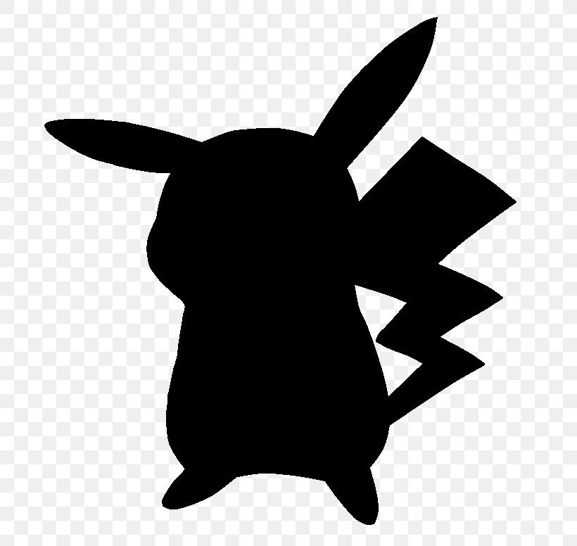 Pikachu Pokémon GO Silhouette Drawing, PNG, 777x776px, Pikachu, Art, Black, Black And White, Dog Like Mammal Download Free