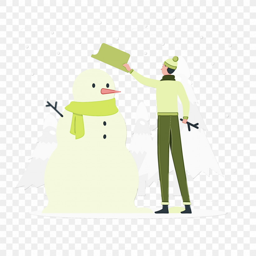 Snowman, PNG, 2000x2000px, Winter, Action Figure, Cartoon, Character, Drawing Download Free