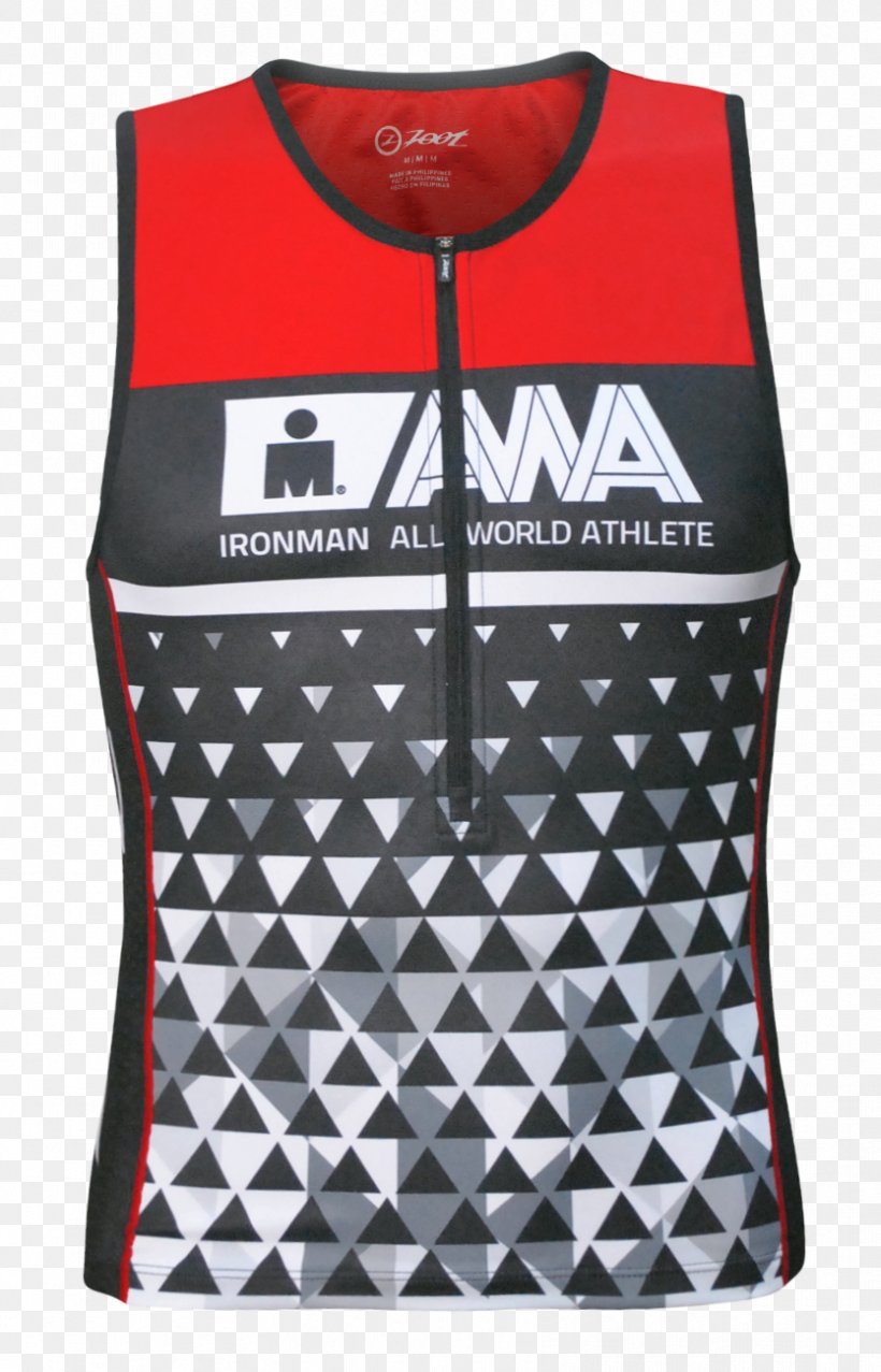 T-shirt Jersey Ironman Triathlon Sleeveless Shirt, PNG, 834x1299px, Tshirt, Athlete, Black, Brand, Clothing Download Free