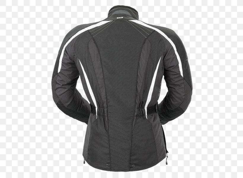 Jacket Sleeve Clothing Motorcycle Neck, PNG, 600x600px, Jacket, Black, Black M, Clothing, Jersey Download Free