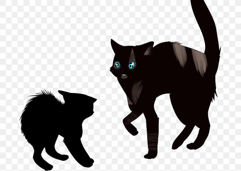 Black Cat Kitten Whiskers Domestic Short-haired Cat, PNG, 691x583px, Black Cat, Black, Black And White, Black M, Carnivoran Download Free