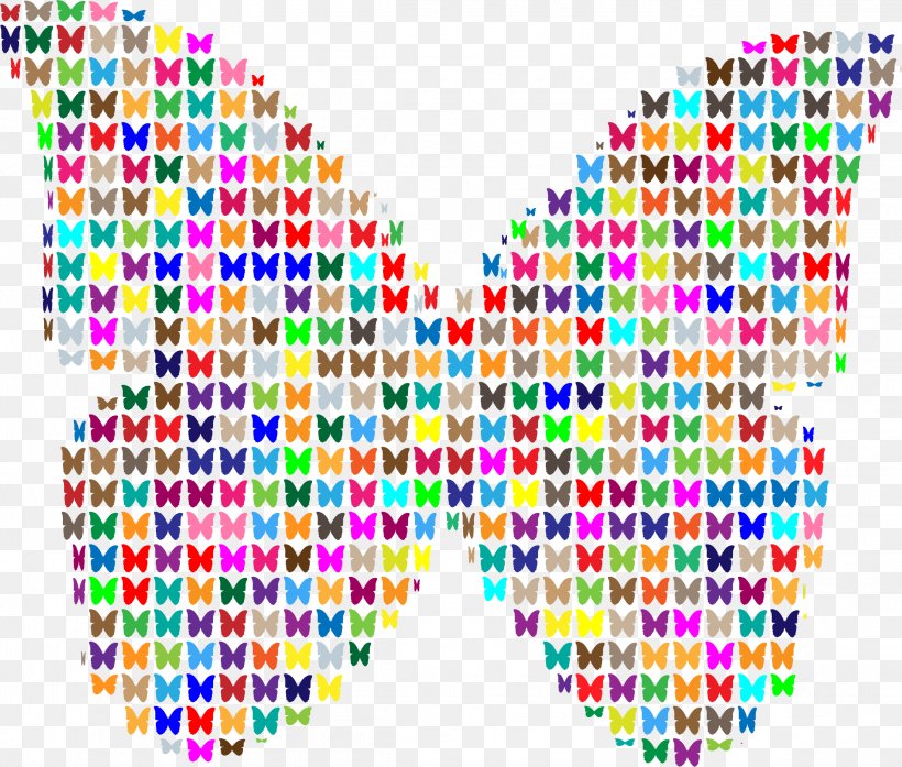Butterfly Fractal Clip Art Insect Image, PNG, 2316x1970px, Butterfly, Area, Art, Fractal, Geometry Download Free