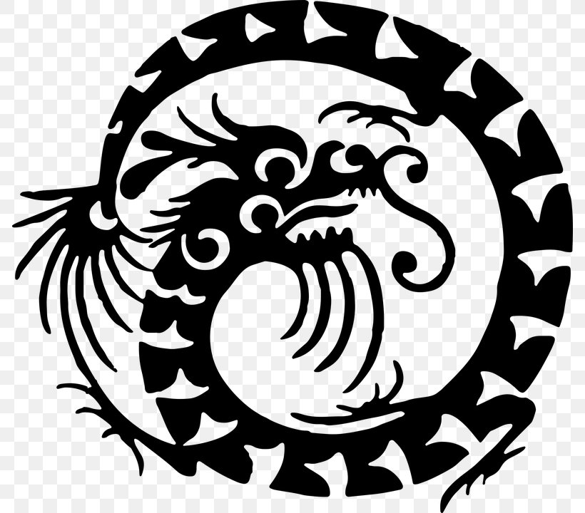 Chinese Dragon China Japanese Dragon Clip Art, PNG, 786x720px, Dragon, Art, Artwork, Black, Black And White Download Free