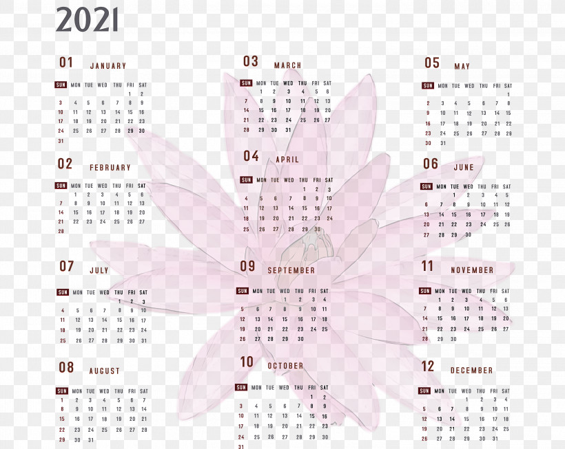 Year 2021 Calendar Printable 2021 Yearly Calendar 2021 Full Year Calendar, PNG, 3000x2390px, 2021 Calendar, Year 2021 Calendar, Calendar System, Floral Border Design, Guitar Download Free