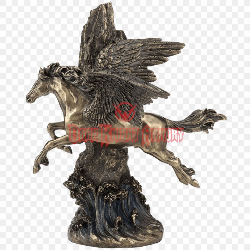 Bronze Sculpture Pegasus Statue Figurine, PNG, 850x850px, Bronze Sculpture, Bronze, Collectable, Fantasy, Figurine Download Free