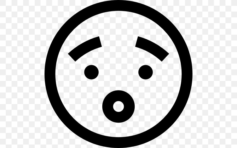 Smiley Emoticon Download, PNG, 512x512px, Smiley, Area, Black And White, Emoticon, Face Download Free