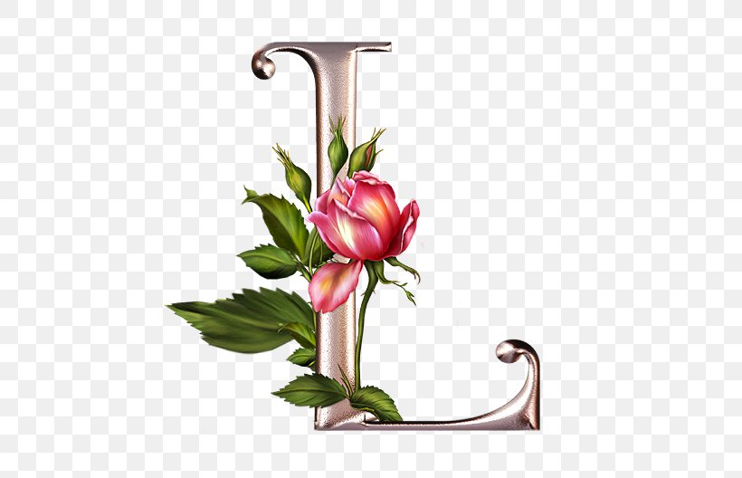 Lettering Alphabet Flower Rose, PNG, 570x528px, Letter, Alphabet, Art, Calligraphy, Cut Flowers Download Free